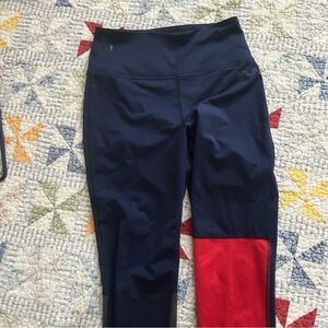 Fila Navy and Red Leggings
